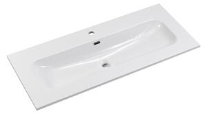 Comad Nábytkové keramické umyvadlo FLY WHITE GLOSS UM 100-46 DP, 101x46 cm, bílá lesklá