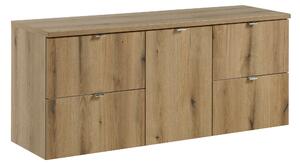 Comad Koupelnová skříňka pod deskové umyvadlo set Nova Oak 140 dub coast evoke