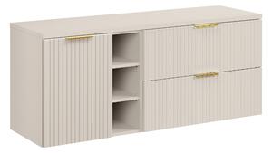 Comad Koupelnová skříňka pod deskové umyvadlo set Adel Cashmere 140 kašmír