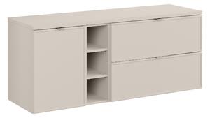 Comad Koupelnová skříňka pod deskové umyvadlo set Bella Cashmere 140 cm kašmír
