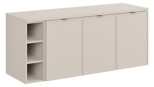 Comad Koupelnová skříňka pod deskové umyvadlo set Bella Cashmere 140 kašmír