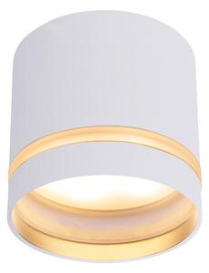 Mantra 8658 Split, stropní válcové svítidlo s průsvitným proužkem 1xGX53, bílá, průměr 8,4cm