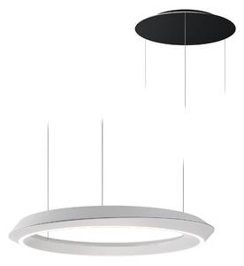 Lodes 19922 1027 Tidal, kulaté závěsné svítidlo LED 33W 2700K, matná bílá/černá, průměr 60cm, TRIAC
