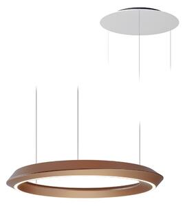 Lodes 19921 6727 Tidal, kulaté závěsné svítidlo LED 33W 2700K, hnědá/bílá, průměr 60cm, TRIAC