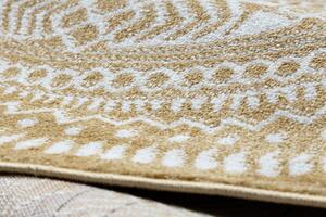 Kusový koberec Napkin gold kruh 120x120 cm