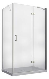 Besco Obdélníkový sprchový kout VIVA R 100x80 (120x80, 120x90), výška 195 cm - bez vaničky Rozměry (cm): 100x80, Orientace: Pravá