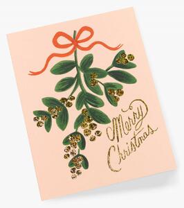 Vánoční přání s obálkou Mistletoe Christmas