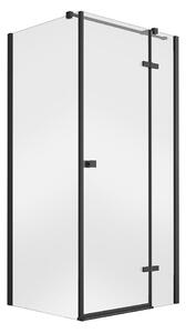 Besco Čtvercový sprchový kout PIXA BLACK SQ 90x90, výška 195 cm - bez vaničky Orientace: Pravá
