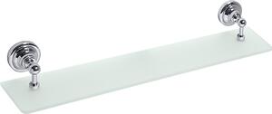 Bemeta Design RETRO chrom: Polička, 600 mm, sklo - 144302242