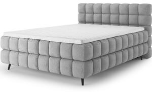 Eltap Čalouněná postel Sabeno s úložným prostorem Materiál a barva potahu: Calmora 04 - světle šedá, Rozměr: 140x200