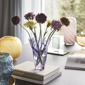 Skleněná váza Purple 18 cm
