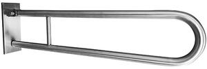 Bemeta Design HELP: Madlo, 900 mm, ve tvaru U, sklopné, s krytkou, nerez, mat - 301607332