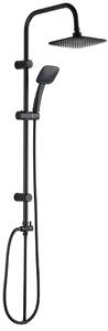Kuchinox Ondo, sprchový sloup s dešťovou hlavicí 200x200 mm, černá, LAV-PG7_70KX
