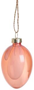 Lene Bjerre Skleněné vajíčko Feven - Rose Tan LB214