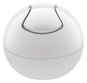 Spirella mini výklopný odpadkový koš BOWL, komplet bílý, plast, 1 L