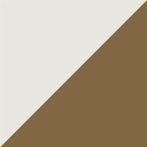 Regál v bílo-zlaté barvě CosmoLiving by Cosmopolitan Ella, 76 x 141 cm