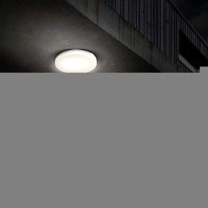 Solight WO820 - LED černé koupelnové stropní svítidlo s přepínači na výkon a barvu světla, LED max 26W, 3000K, 4000K, 6500K Ø 30cm, IP65 (Stropní svítidlo s přepínačem výkonu a barvy světla)