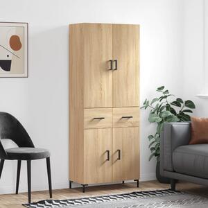 Skříň highboard dub sonoma 69,5 x 34 x 180 cm kompozitní dřevo 3198148