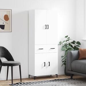 Skříň highboard bílá 69,5 x 34 x 180 cm kompozitní dřevo 3198145