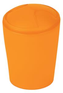 Spirella výklopný odpadkový koš MOVE, oranžový, plast, 5 L