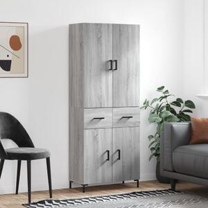 Skříň highboard šedá sonoma 69,5 x 34 x 180 cm kompozitní dřevo 3198151