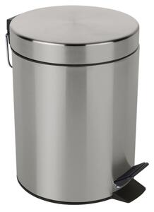 Spirella pedálový odpadkový koš SYDNEY, kartáčovaná nerez ocel, 3 L
