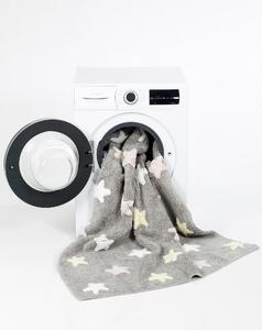 Pro zvířata: Pratelný koberec Tricolor Stars Grey-Pink 120x160 cm