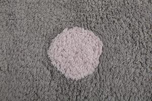Pro zvířata: Pratelný koberec Tricolor Polka Dots Grey-Pink 120x160 cm