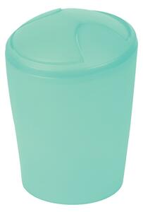 Spirella výklopný odpadkový koš MOVE, mint zelená, plast, 5 L