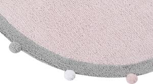 Pratelný koberec Bubbly Soft Pink Kruh Ø 120 cm