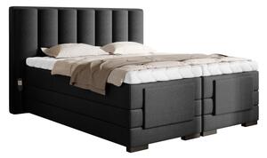 Kontinentální postel VENETA boxspring s elektrickým polohováním 200X180, šedá (Sola 06)