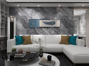 PVC Obkladový panel - Grey Marble, 2900x1220x3 mm