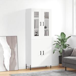 Skříň highboard bílá 69,5 x 34 x 180 cm kompozitní dřevo 3198217
