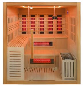 BPS-koupelny Kombinovaná sauna 2v1 HYD-7586 - Infrasauna + finská sauna 180x160, 4-5 osob