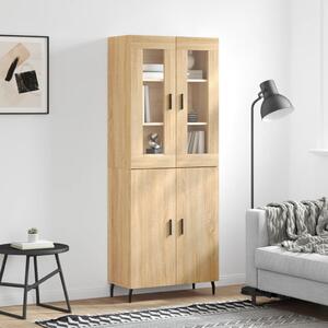 Skříň highboard dub sonoma 69,5 x 34 x 180 cm kompozitní dřevo 3198228