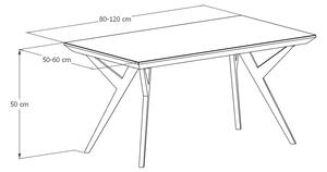 Konferenční stolek Mandelík velikost stolku (D x Š x V): 90 x 50 x 50 (cm)