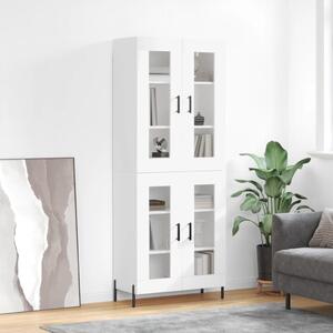 Skříň highboard bílá 69,5 x 34 x 180 cm kompozitní dřevo 3198281