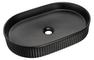 Comad Keramické umyvadlo na desku BEYOND 3 BLACK, černá mat
