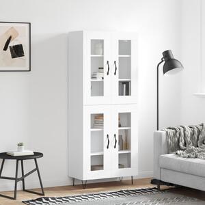 Skříň highboard bílá 69,5 x 34 x 180 cm kompozitní dřevo 3198305