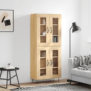 Skříň highboard dub sonoma 69,5 x 34 x 180 cm kompozitní dřevo 3198308