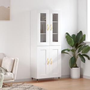 Skříň highboard bílá 69,5 x 34 x 180 cm kompozitní dřevo 3198321