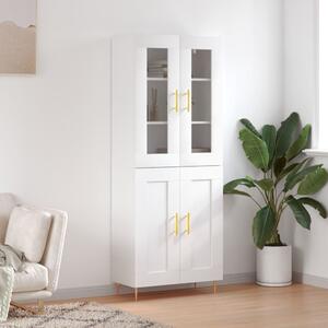 Skříň highboard bílá 69,5 x 34 x 180 cm kompozitní dřevo 3198329