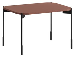 Bogart Konferenční stolek Sonita 70 cm obdélníkový na kovových nohách - burgund