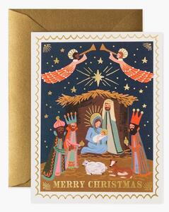 Vánoční přání Christmas Nativity
