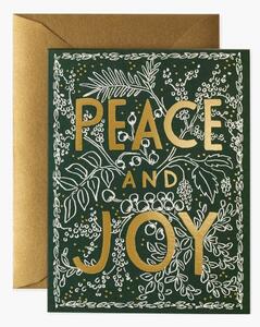 Vánoční přání Evergreen Peace