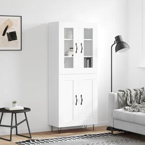 Skříň highboard bílá 69,5 x 34 x 180 cm kompozitní dřevo 3198369