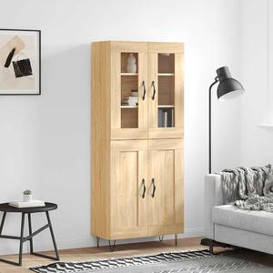 Skříň highboard dub sonoma 69,5 x 34 x 180 cm kompozitní dřevo 3198372
