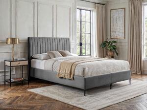 POSTEL BOXSPRING, 140/200 cm, šedá MID.YOU - Online Only postele, Online Only