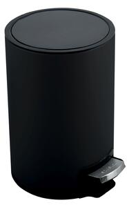SPIRELLA Pedálový odpadkový koš RIKU, černá ocel, 5 L