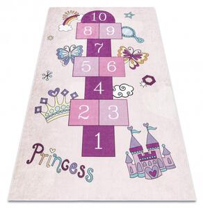Dětský kusový koberec Bambino 2285 Hopscotch pink 80x150 cm